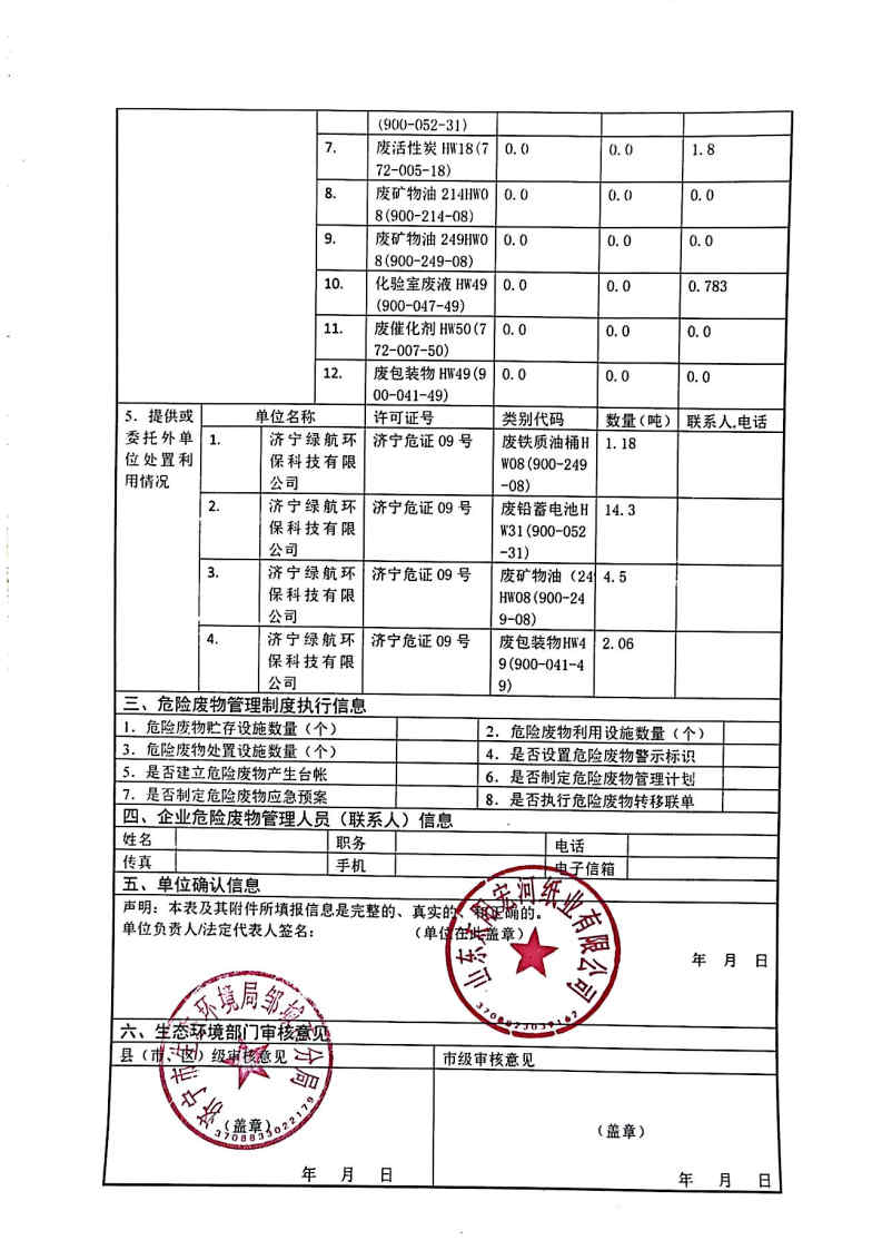 2025年好体育直播宏河纸业危险废物第二季度报表_Page2.jpg